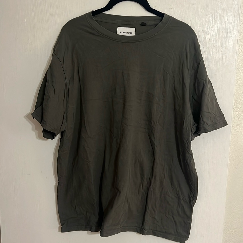 Melrose Place Dark Green Tee. Size XL.